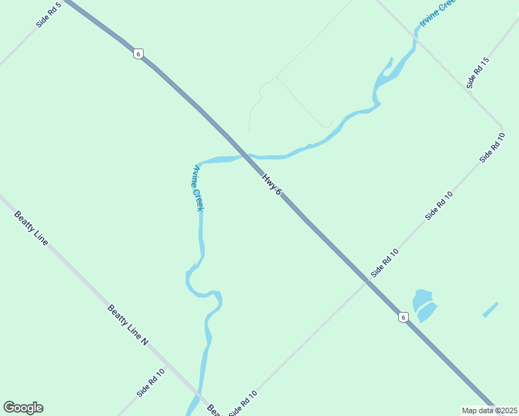 map of restaurants, bars, coffee shops, grocery stores, and more near 6804 Ontario 6 in Fergus
