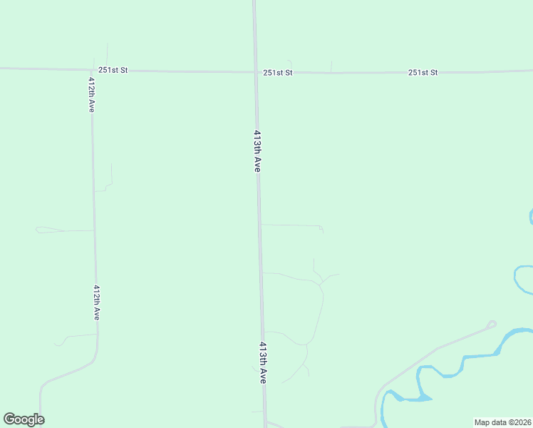 map of restaurants, bars, coffee shops, grocery stores, and more near 25148 413th Avenue in Mitchell