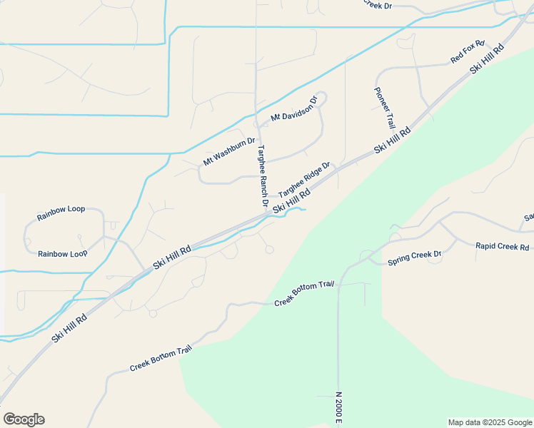 map of restaurants, bars, coffee shops, grocery stores, and more near 195 Ski Hill Road in Driggs