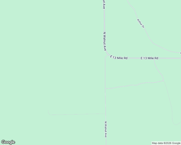 map of restaurants, bars, coffee shops, grocery stores, and more near 10391 North Walnut Avenue in Bitely