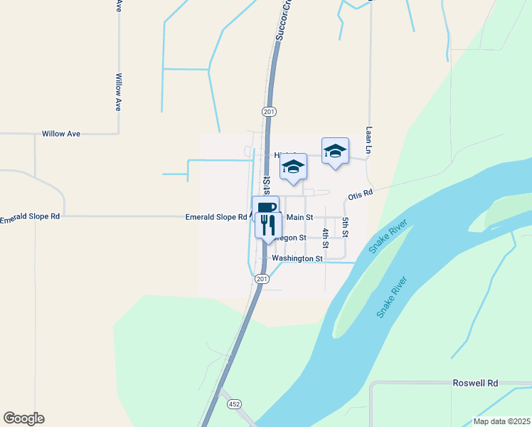 map of restaurants, bars, coffee shops, grocery stores, and more near in Adrian