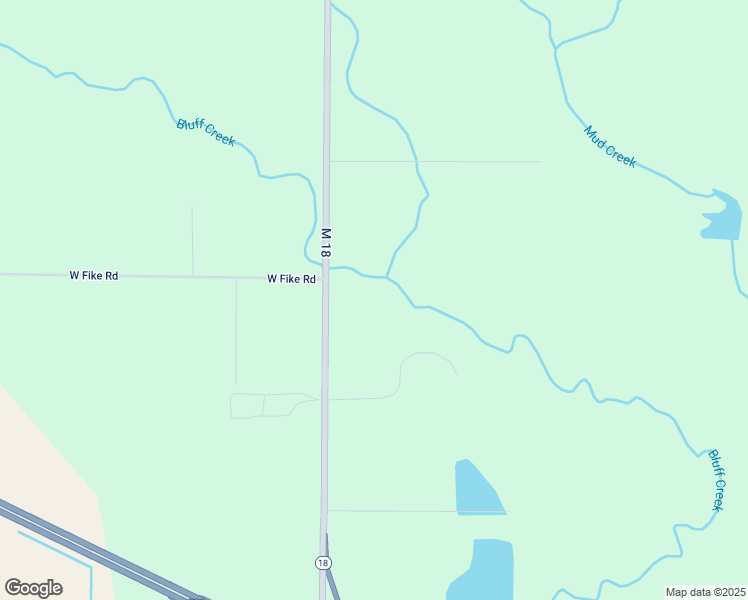 map of restaurants, bars, coffee shops, grocery stores, and more near 4464 Michigan 18 in Coleman