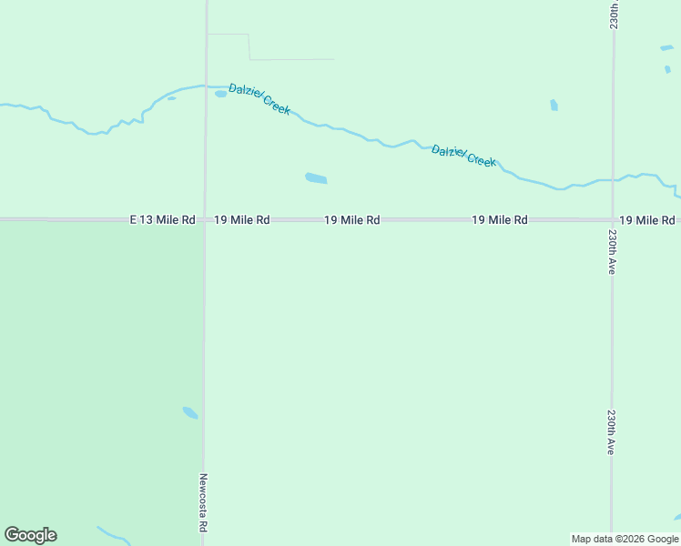 map of restaurants, bars, coffee shops, grocery stores, and more near 23719 19 Mile Road in Big Rapids