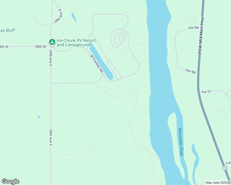 map of restaurants, bars, coffee shops, grocery stores, and more near N2884 28th Avenue South in Lyndon Station