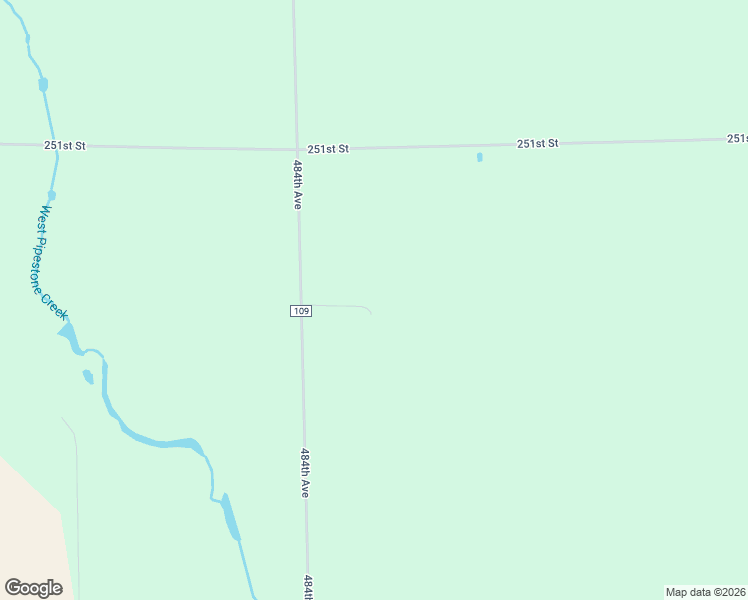 map of restaurants, bars, coffee shops, grocery stores, and more near 25132 484th Avenue in Garretson