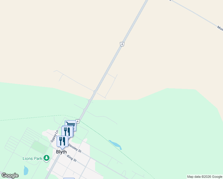 map of restaurants, bars, coffee shops, grocery stores, and more near 210 North Street in Blyth