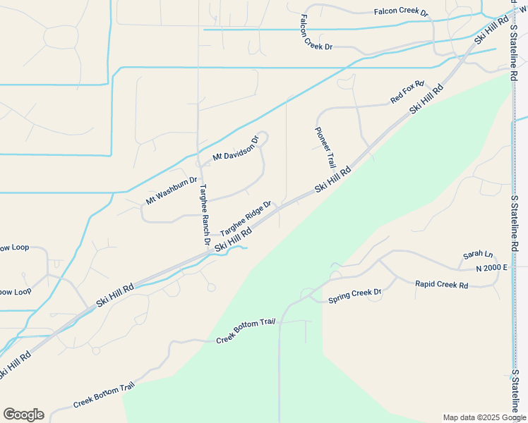 map of restaurants, bars, coffee shops, grocery stores, and more near 195 Ski Hill Road in Driggs