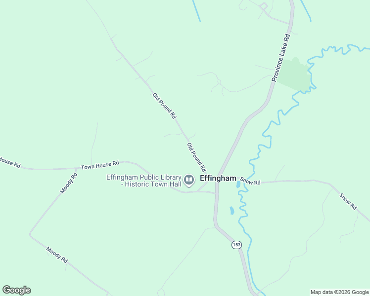 map of restaurants, bars, coffee shops, grocery stores, and more near 33 Old Pound Road in Effingham
