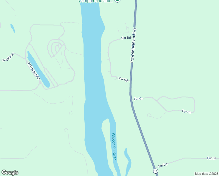 map of restaurants, bars, coffee shops, grocery stores, and more near 10 Oak Trail in Wisconsin Dells