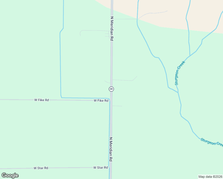 map of restaurants, bars, coffee shops, grocery stores, and more near 4500 North Meridian Road in Hope