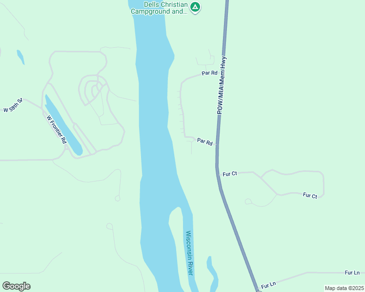 map of restaurants, bars, coffee shops, grocery stores, and more near 5 Maple Trail in Wisconsin Dells