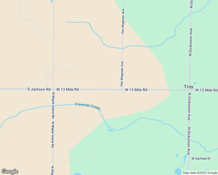 map of restaurants, bars, coffee shops, grocery stores, and more near 9283 West 13 Mile Road in Walkerville