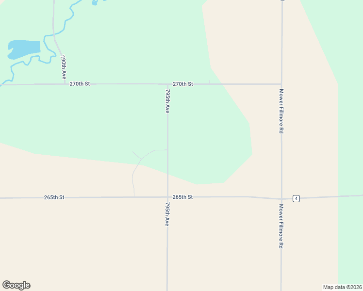 map of restaurants, bars, coffee shops, grocery stores, and more near 26730 795th Avenue in Spring Valley