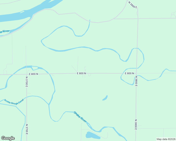 map of restaurants, bars, coffee shops, grocery stores, and more near 3759 East 800 North in Rigby