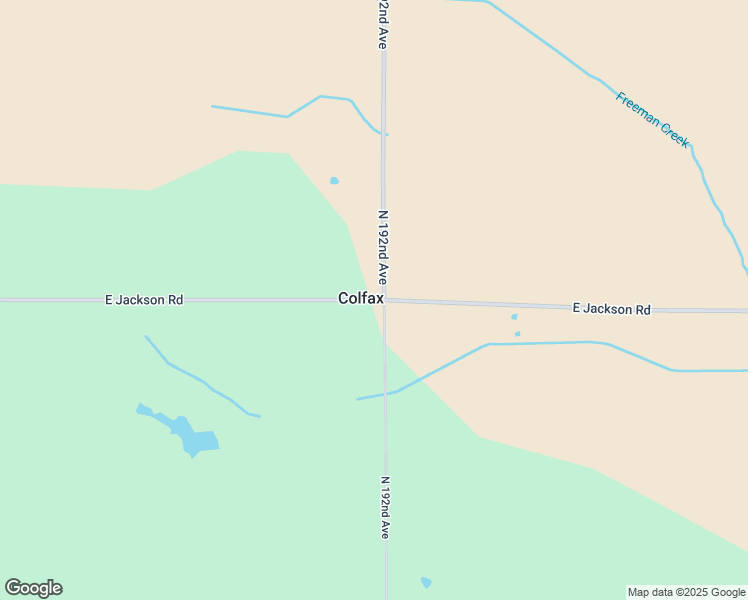 map of restaurants, bars, coffee shops, grocery stores, and more near East Jackson Road in Oceana County