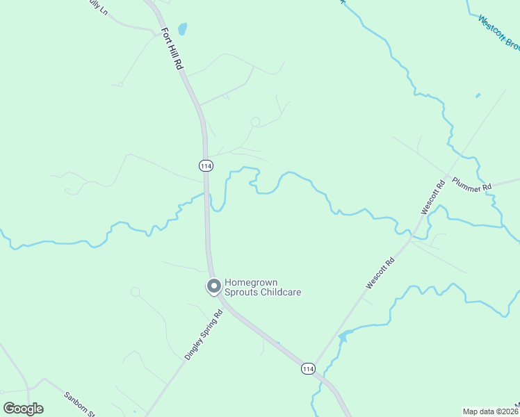 map of restaurants, bars, coffee shops, grocery stores, and more near 697 Fort Hill Road in Gorham