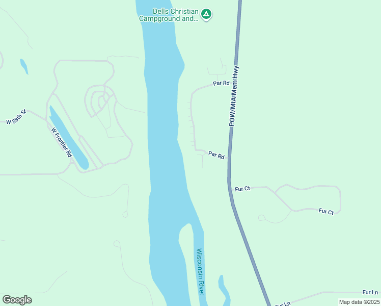 map of restaurants, bars, coffee shops, grocery stores, and more near 6 Cedar Trail in Wisconsin Dells