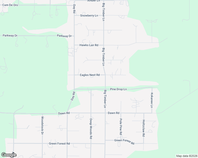 map of restaurants, bars, coffee shops, grocery stores, and more near 53535 Big Timber Lane in La Pine