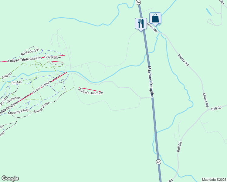 map of restaurants, bars, coffee shops, grocery stores, and more near 5 Tenney Brook Road in Plymouth