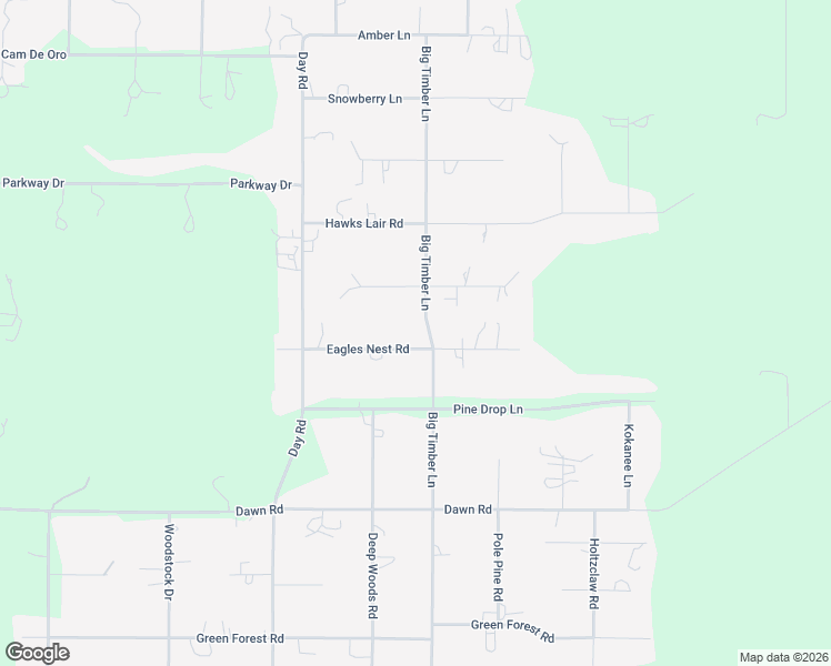 map of restaurants, bars, coffee shops, grocery stores, and more near 53535 Big Timber Lane in La Pine