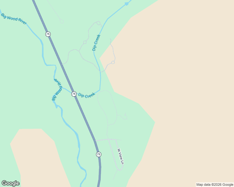 map of restaurants, bars, coffee shops, grocery stores, and more near 147 Stonegate Circle in Ketchum