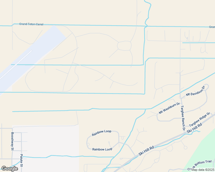 map of restaurants, bars, coffee shops, grocery stores, and more near 1312 Whitetail Drive in Driggs
