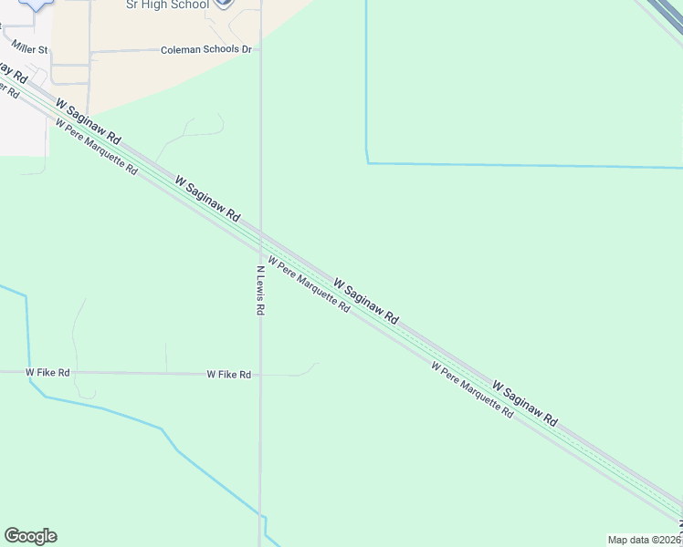 map of restaurants, bars, coffee shops, grocery stores, and more near 4864 West Saginaw Road in Coleman