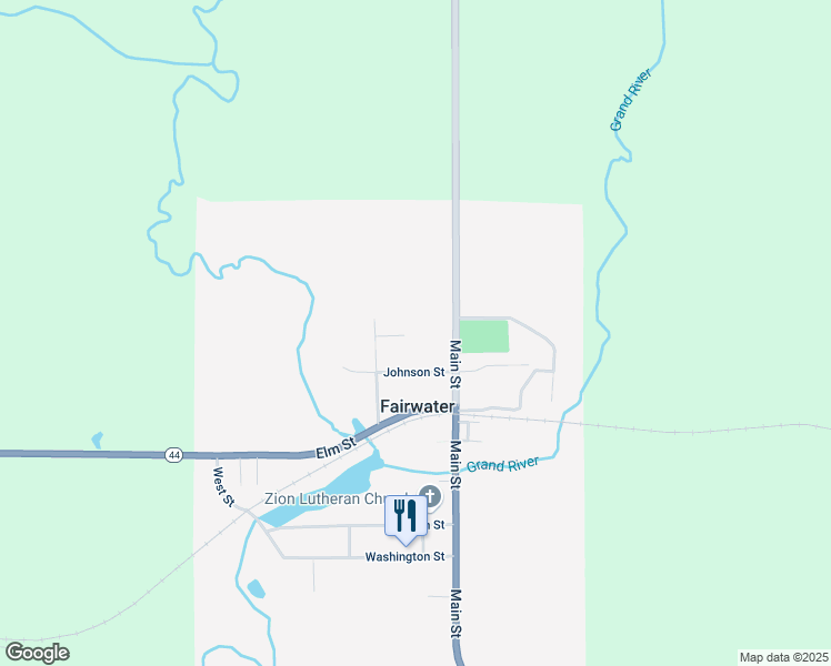 map of restaurants, bars, coffee shops, grocery stores, and more near 705 Countryside Court in Fairwater