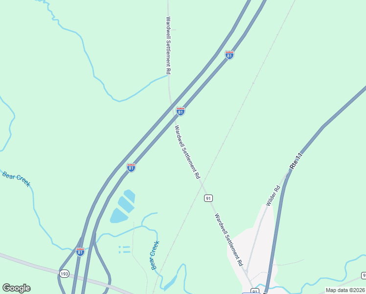 map of restaurants, bars, coffee shops, grocery stores, and more near Wardwell Settlement Road in Smithville