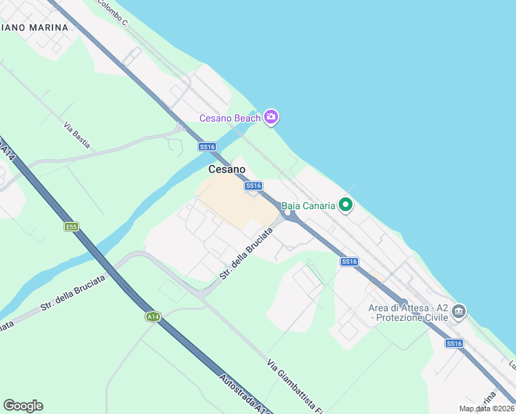 map of restaurants, bars, coffee shops, grocery stores, and more near in Senigallia