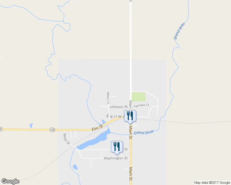 map of restaurants, bars, coffee shops, grocery stores, and more near 705 Countryside Court in Fairwater