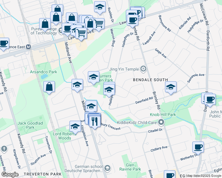 42 Haileybury Drive, Toronto ON Walk Score