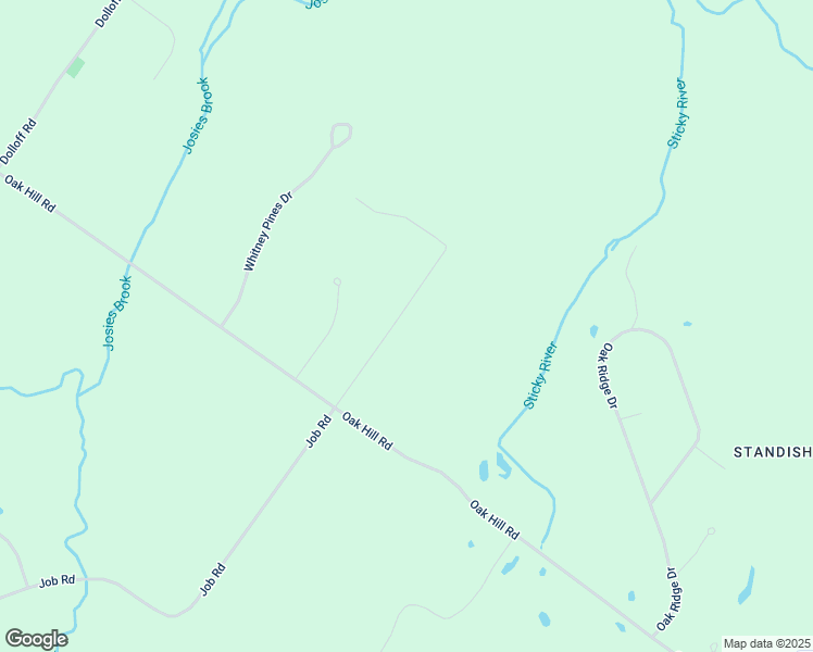 map of restaurants, bars, coffee shops, grocery stores, and more near 17 Mountain View Lane in Standish