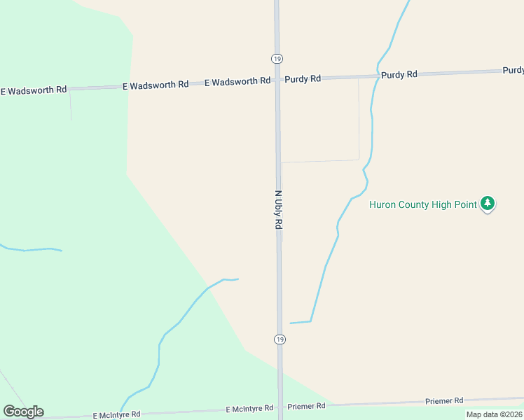 map of restaurants, bars, coffee shops, grocery stores, and more near in Ubly