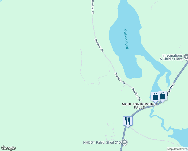 map of restaurants, bars, coffee shops, grocery stores, and more near 120-128 Bears Nest Trail in Moultonborough