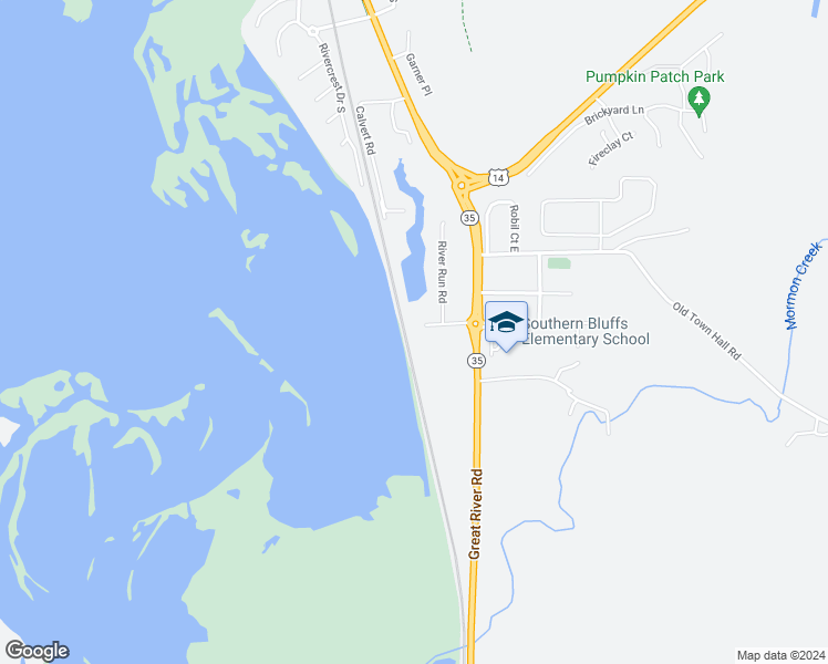 map of restaurants, bars, coffee shops, grocery stores, and more near 6104 Highway 35 in La Crosse