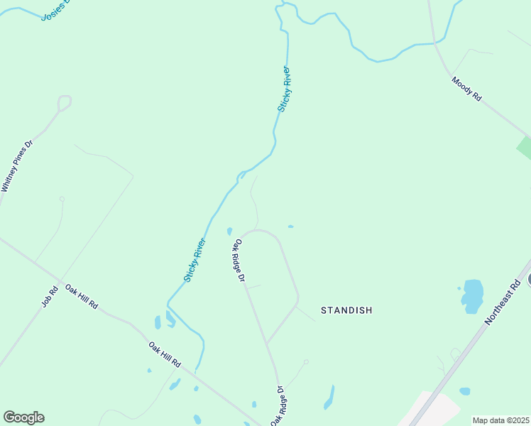 map of restaurants, bars, coffee shops, grocery stores, and more near 42 Oak Ridge Drive in Standish