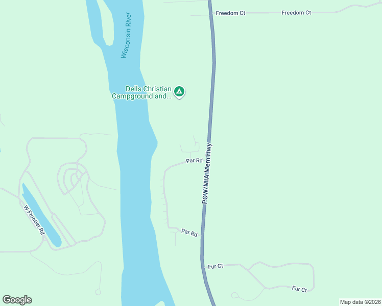 map of restaurants, bars, coffee shops, grocery stores, and more near 6 Pine Trail in Wisconsin Dells