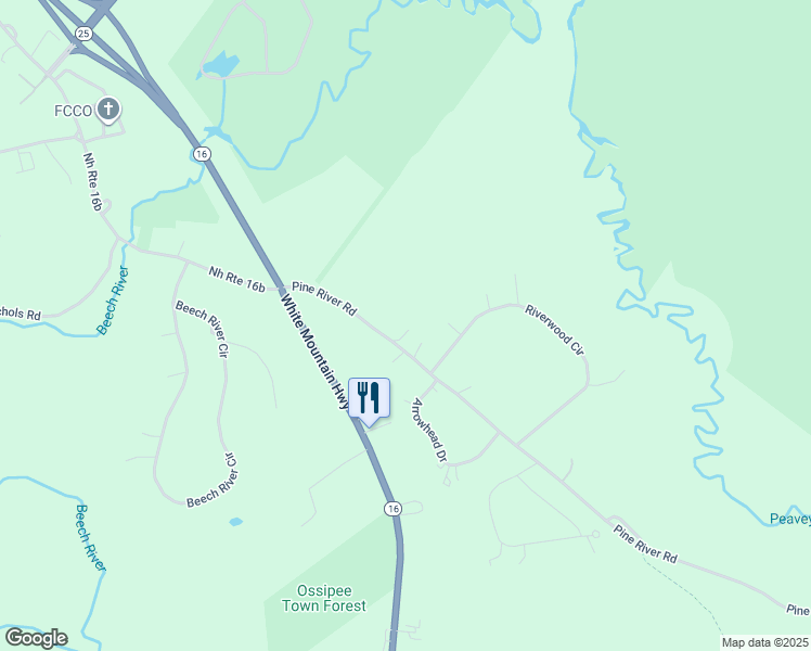 map of restaurants, bars, coffee shops, grocery stores, and more near 63 Pine River Road in Effingham