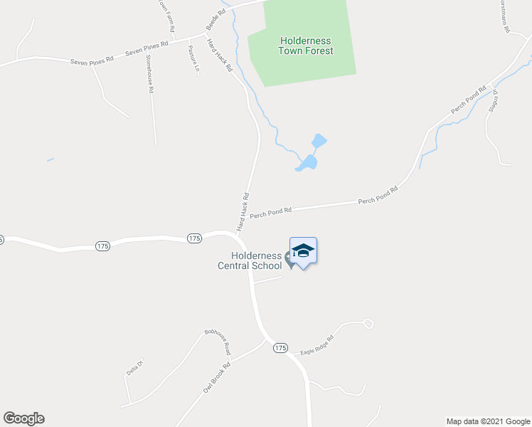 map of restaurants, bars, coffee shops, grocery stores, and more near 105 Perch Pond Road in Holderness