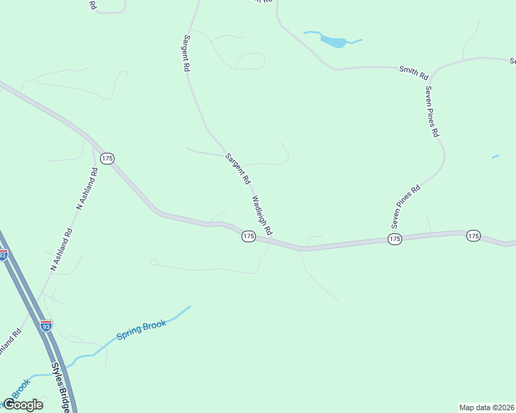 map of restaurants, bars, coffee shops, grocery stores, and more near 233 Wadleigh Road in Ashland