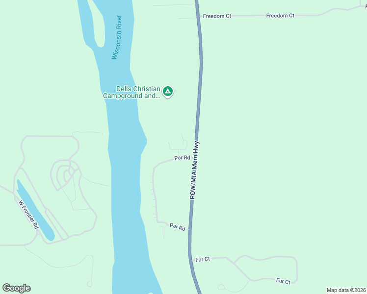 map of restaurants, bars, coffee shops, grocery stores, and more near 6 Pine Trail in Wisconsin Dells