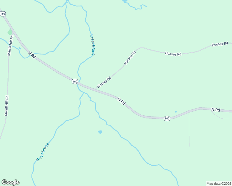 map of restaurants, bars, coffee shops, grocery stores, and more near 270 Hussey Road in Parsonsfield