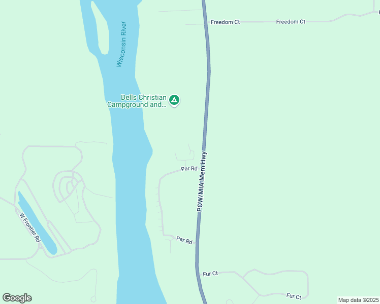 map of restaurants, bars, coffee shops, grocery stores, and more near 3 Pine Trail in Wisconsin Dells