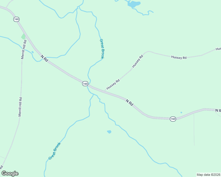 map of restaurants, bars, coffee shops, grocery stores, and more near 270 Hussey Road in Parsonsfield