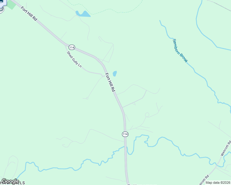 map of restaurants, bars, coffee shops, grocery stores, and more near 766 Fort Hill Road in Gorham
