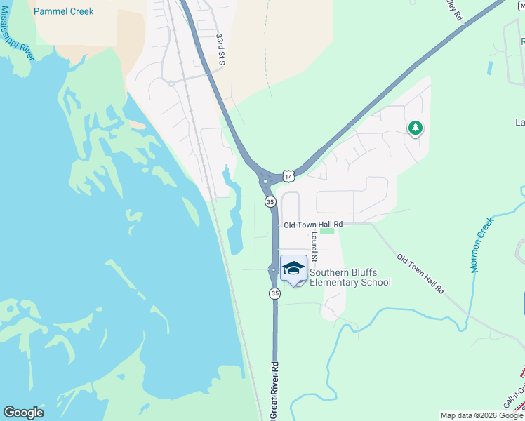 map of restaurants, bars, coffee shops, grocery stores, and more near 409 County Road K in Stoddard