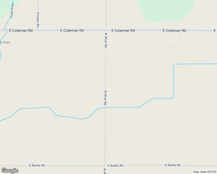 map of restaurants, bars, coffee shops, grocery stores, and more near 7632 North Wise Road in Clare
