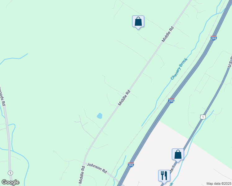 map of restaurants, bars, coffee shops, grocery stores, and more near 418 Middle Road in Falmouth