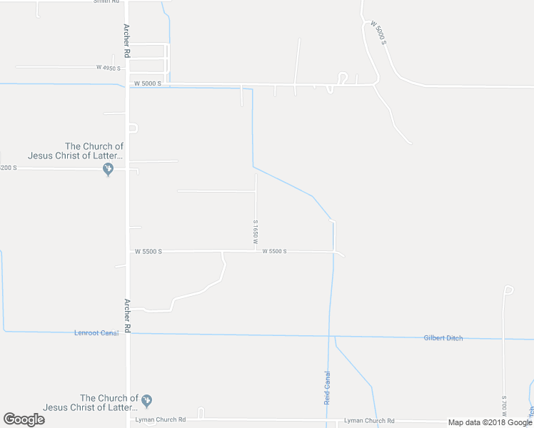 map of restaurants, bars, coffee shops, grocery stores, and more near 5382 South 1650 West in Rexburg